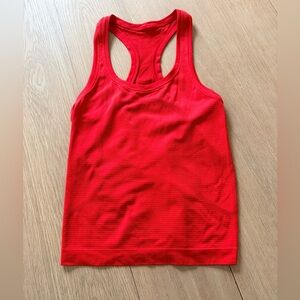 LuluLeon Red Sleeveless Women's Top Size 2